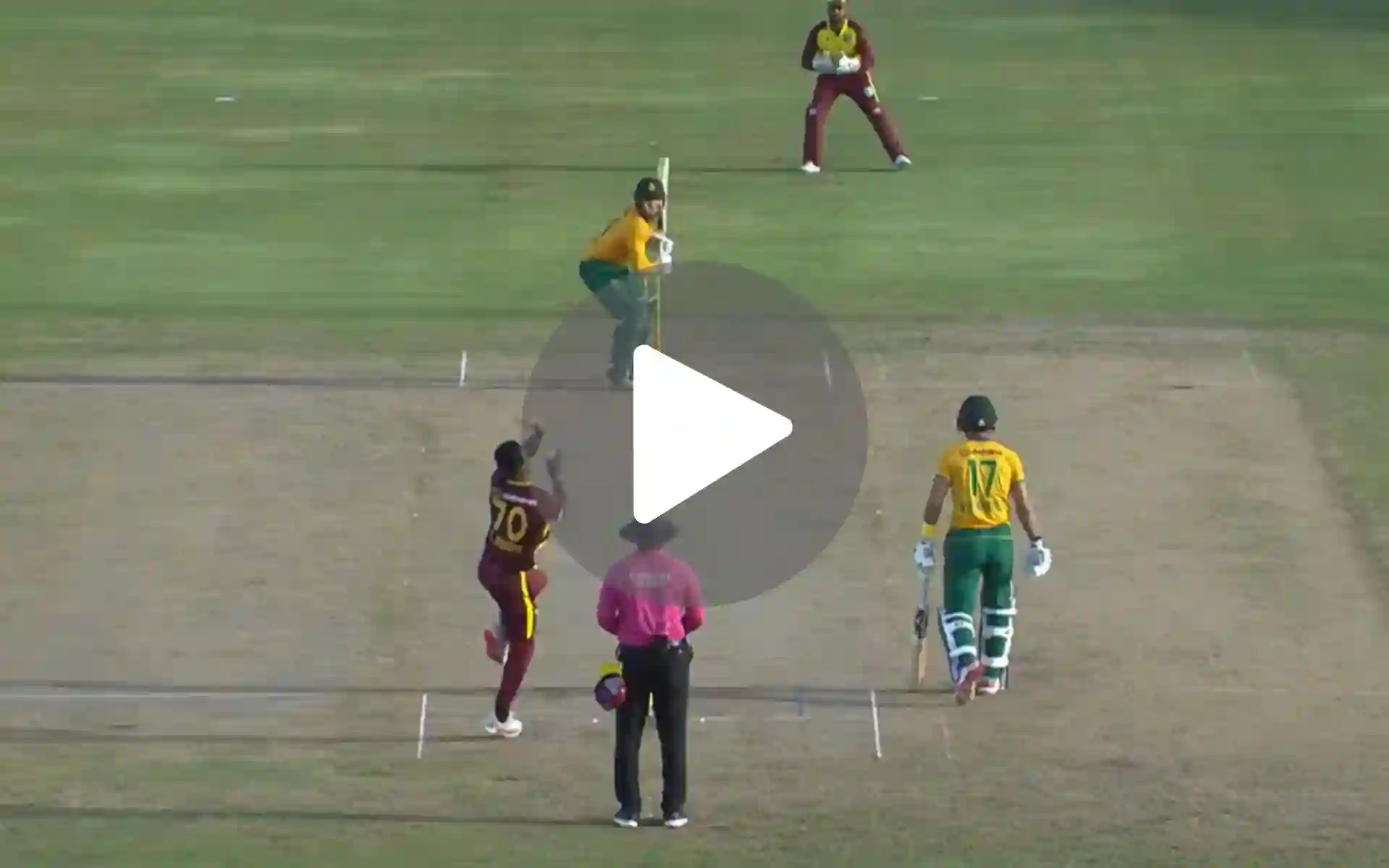 [Watch] Shamar Joseph's Perfect Ploy Against Ryan Rickelton Reaps Rewards In WI Vs SA 2nd T20I